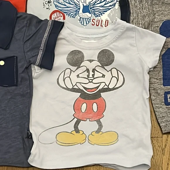 Lot of 12 Boys Designer Shirts Size 12 Months NWT / EUC